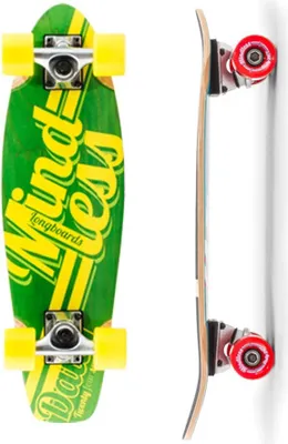 Image de Cruiserboard M. Quotidien Vert Décapé Jaune