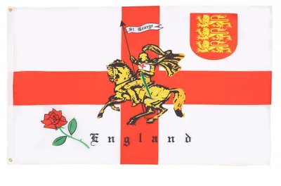 Produktbild von Flagge England St George 150x90 cm Polyester 100D mit 2 Ösen, Fahne