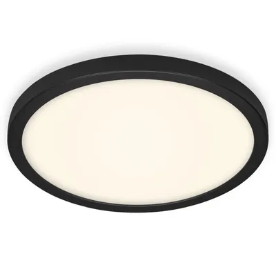 Produktbild von LED Deckenleuchte Deckenlampe 24,5 W Schwarz-Weiß 4000K Ø 40,5cm Briloner