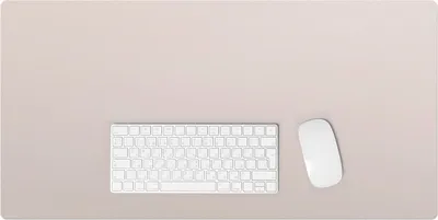 Produktbild von Farbe Blassrosa – Schreibtischunterlage – Rutschfeste Tischunterlage – Schreibtischmatte für Büro & Zuhause – Schreibunterlage – Mauspad – Tischmatte – 90 x 45 cm