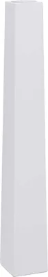 Immagine prodotto di Vaso da terra OBELISK in fibra di vetro, bianco, 11x11x80 cm