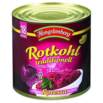 Obrázok produktu pre Hengstenberg červená kapusta tradičný štýl Originál v plechovke 2650g