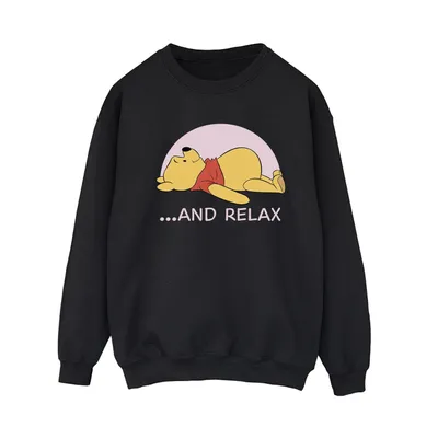 Produktbild von Disney - "Relax" Sweatshirt für Damen BI42987 (XXL) (Schwarz)