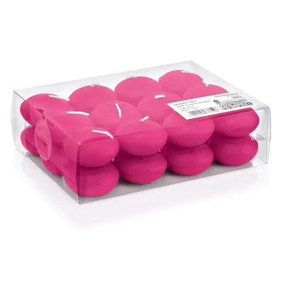 Produktbild von Schwimmkerzen Pink Ø 45 mm, 24 Stück