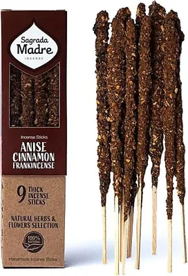 Produktbild von Sagrada Madre Herbal Räucherwerk Anis, Zimt & Olibanum -- ±44 g kaufen online