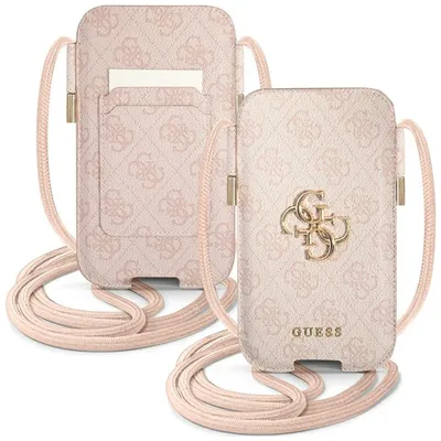 Produktbild von Guess Torebka GUPHL4GMGPI 6,7" pink hardcase 4G Big Metal Logo Schutzhülle