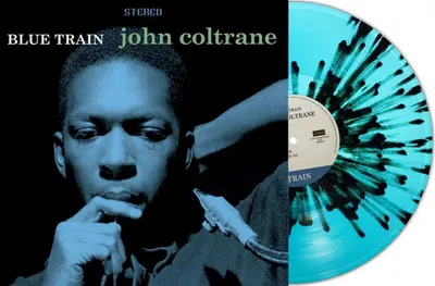 Produktbild von John Coltrane (1926-1967): Blue Train (180g) (Limited Handnumbered Edition) (Turquoise/Black Splatter Vinyl) - - (LP / B)