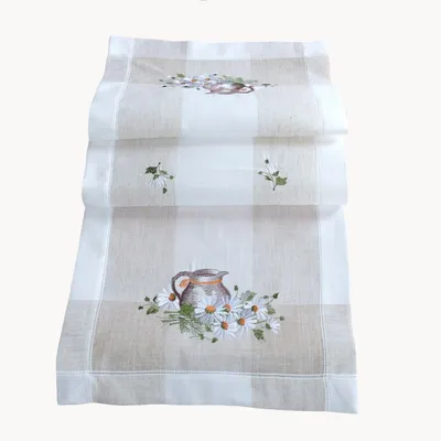 Produktbild von Tischwäsche mit Stickerei Krug 40 x 140 cm