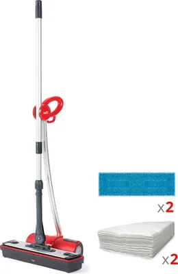 Image de POLTI Balai vapeur sans fil Moppy 1500 W Rouge POL-042