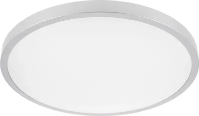 Produktbild von 32 Watt LED Deckenleuchte IP54 für innen und Außein silber rund|400 x 60mm (B. x H.)|Neutralweiß|2560 Lumen