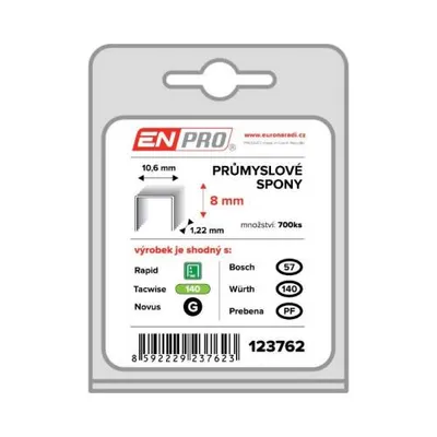 Zdjęcie produktu dla Zszywki PROFI, 345/08 mm, 700 sztuk, opakowanie blistrowe, ENPRO