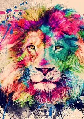 Produktbild von Diamond Painting, 5D Diamant Painting Kinder Bilder Malerei, DIY Diamond Painting Set Full Groß Löwe Mosaikherstellung für Kinder, Erwachsene, Home Wand Décor(30x40cm)