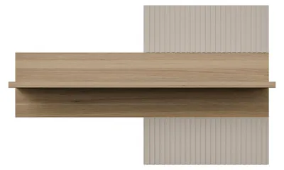 Produktbild von Furniture24 Hängeregal Seravel Svlb01R-Q112 Wandregal Wandboard 100 Cm - Eiche Mauvella