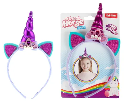 Produktbild von Toi-Toys - DREAM HORSE - Diadem Einhorn (lila) unicorn Haarreif