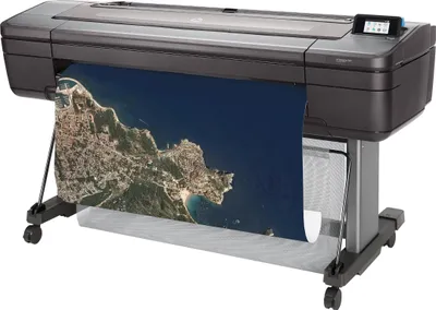 Produktbild von HP Designjet Z6dr 44 Zoll PostScript-Drucker mit V-Schneidevorrichtung, Thermal Inkjet, 2400 x 1200 DPI, PostScript 3, PDF 1.7, HP-GL/2, TIFF, JPEG, HP-RTL, CALS G4, Cyan, Foto schwarz, Mattschwarz, Magenta, Gelb, 2400 x 1200 DPI, 0,1%