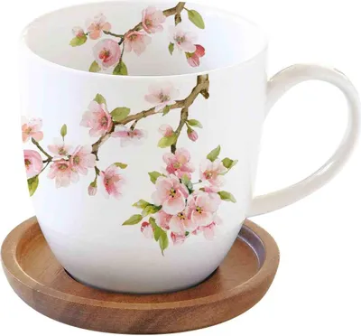 Immagine prodotto di Tazza e piattino in porcellana Sakura