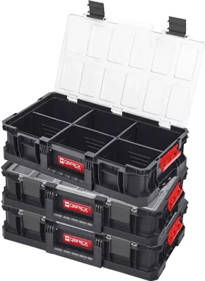 Produktbild von Qbrick System TWO Organizer Plus Flex Robust Werkzeugkästen Satz mit 3 Stück NEU