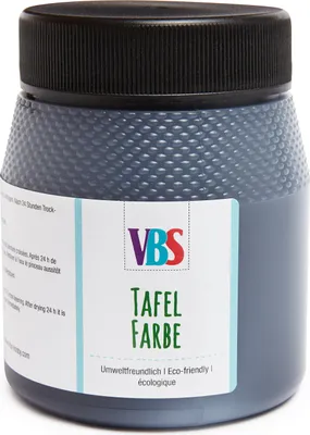 Produktbild von VBS Tafelfarbe 250 ml für kreative Wandgestaltung und DIY Projekte Schwarz