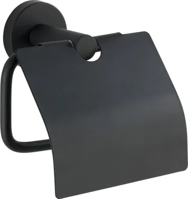 Produktbild von WENKO Toilettenpapierhalter Bosio schwarz