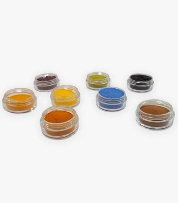Produktbild von Set mit natürlichen Lebensmittelfarben in Pulverform NAT-P-01, 8 Farben für n, 2,5 g