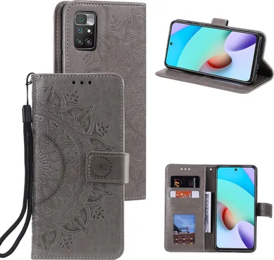Obrázek produktu pro Pouzdro pro mobilní telefon Xiaomi Redmi 10 / 10 Prime Pouzdro Flipové pouzdro Kryt Pouzdro Mandala