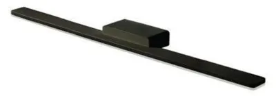 Produktbild von AZzardo LED-Badezimmerwandleuchte Epsilon 90 4000K schwarz AZ3350 18W 1530lm 4000K IP44 90cm schwarz