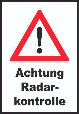 Produktbild von Achtung  Schild A1 (594x841mm)