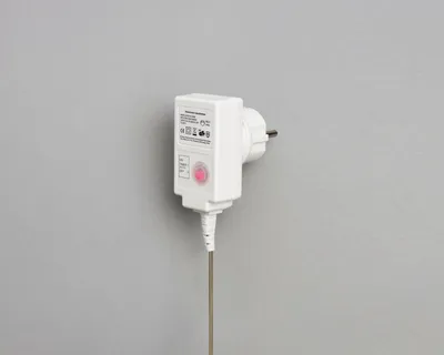 Produktbild von Baby-Sternenkette 18 Zacken Weiß 8 cm 9 Sterne LED und Timer Trafo