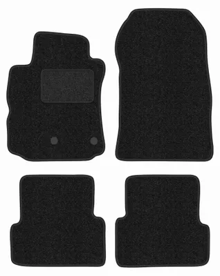 Obrázok produktu pre Velúrové autokoberce pre: Renault Modus 2004-2012 (minivan) – sada 4 ks, antracitové, na mieru – Wielganizator ANTHRA