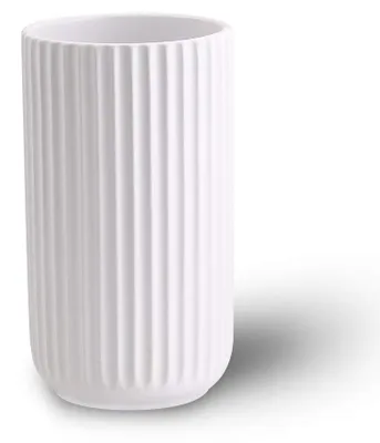 Obrázek produktu pro 22 cm bílá keramická váza na květiny, vhodná jako dekorace