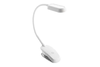 Produktbild von GTV - Schreibtischlampe FROGY ,5W, 300lm.DC5V,1A, 4000K, Batterie, 1200MAh, Ra>80, dimmbar, weiß