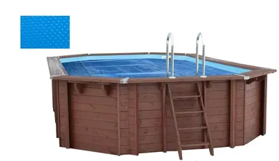 Produktbild von Interline Sommerabdeckung Bali 6,40 x 4,00 m Oval, Poolabdeckung, Überirdischer Pool, Oval, Blau, 0,4 mm, 4000 mm