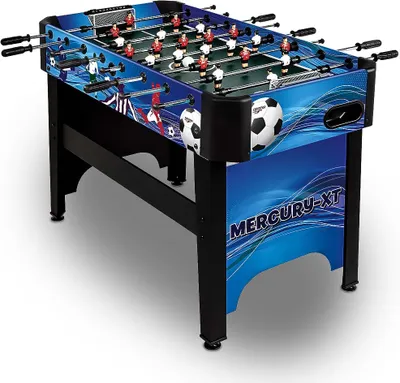Produktbild von Carromco Kicker Mercury-XT Tischfussball Kickertisch blau-schwarz Unisex Fußballdesign Jugend