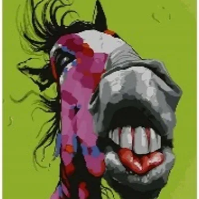 Produktbild von NORIMPEX Kleiner Ofen nach Nummer Crazy Horse 40x50cm
