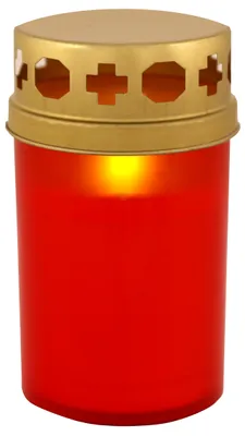 Obrázek produktu pro RETLUX RLC 37 LED voděodolná třepetající hřbitovní svíčka, materiál plast, barva světla teplá bílá, napájení 2x AA, doba svícení >720h