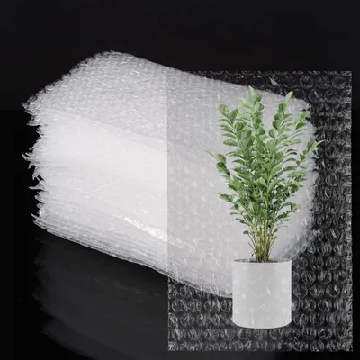 Zdjęcie produktu dla Folia bąbelkowa, 100 sztuk - Wypełnienie chroniące przed wstrząsami - Materiał do pakowania - Przezroczysta - 13 x 20 cm