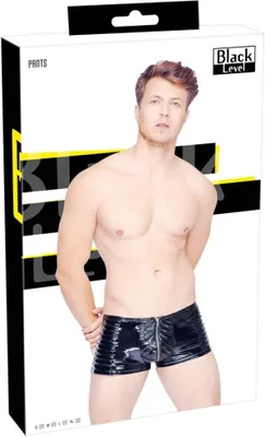 Zdjęcie produktu dla Black Level - Męskie Bokserki Z Eleganckim Zamkiem Z Przodu XL