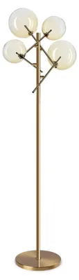 Produktbild von Ideal Lux 348285 EQUINOXE Stehleuchte H1660mm 4xG4 Kupfer