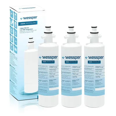 Immagine prodotto di Wessper Aqua Crystalline: 3 filtri per l'acqua compatibili con i frigoriferi LG