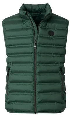 Produktbild von REDMOND Casual Herren Steppweste Stehkragen Polyester Grün 3XL