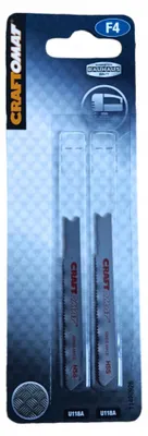 Obrázek produktu pro Craftomat U 118 A HSS pilový list do přímočaré pily 2 ks