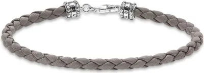 Produktbild von Thomas Sabo - A2011-682-5-L17 - Uni-Armband - Silber-Leder - REBEL AT HEART - 17 cm