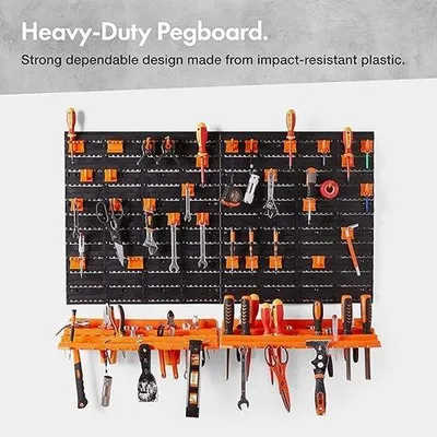 Produktbild von Famanu Werkzeugwand - Werkstattregal, Werkzeugträger 53,01 x 57,2 x 11 cm