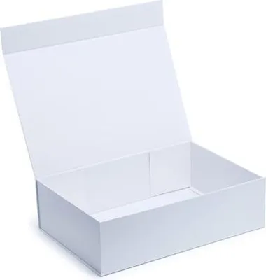 Zdjęcie produktu dla Pudełko Magnetyczne Na Prezent Białe 500x340x145mm (zew) XL Prezentowe