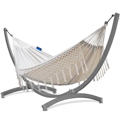 Immagine prodotto di Amaca Potenza con telaio Per due persone amaca 220x160 cm I Telaio 350 kg