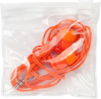 Image de Casque IN-EAR avec câble et étui Rouge