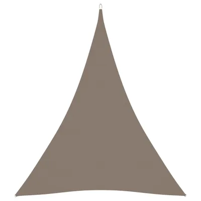 Zdjęcie produktu dla The Living Store Markiza z tkaniny Oxford trójkątna 4x5x5 m Taupe