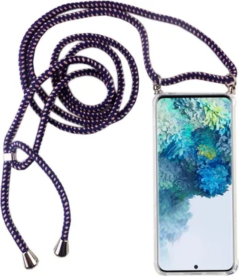 Produktbild von Samsung Galaxy Case Handykette Hülle Umhänge Tasche Slim Cover Case Handyhülle Kordel Band, Für Handy:Samsung Galaxy S9+ / S9 Plus, Band wählen:Violett