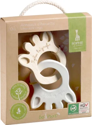 Produktbild von Sophie La Girafe Beißring Aus Stein Und Holz Mehrfarbig Mehrfarbig One Size