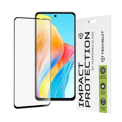 Produktbild von Techsuit 111D Schutzfolie für Oppo A98 5G - Schwarz KP28072